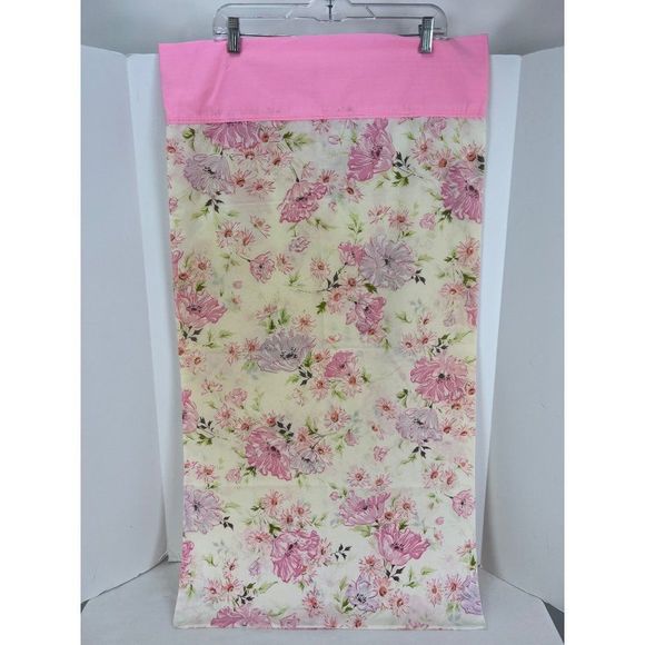 Springmaid Wondercale PINK DAISY Floral KING SIZE Pillowcase Lot of 2 - Picture 3 of 8